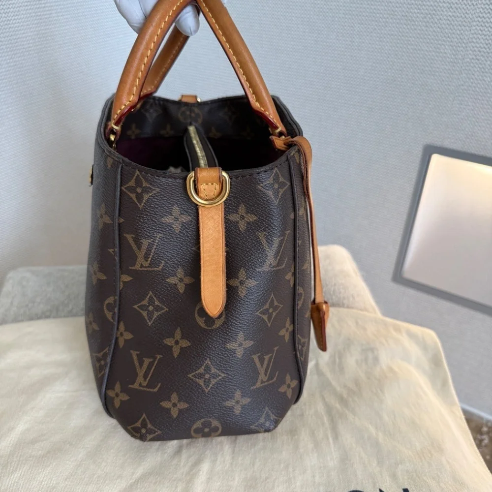 LOUIS VUITTON MONOGRAM MONTAIGNE BB CROSS BODY HANDBAG